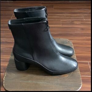 Camper Black Heeled Boots